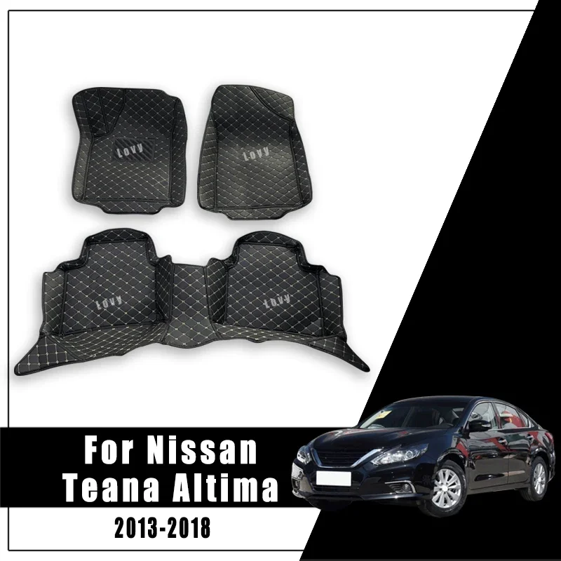 

Автомобильные коврики для Nissan Teana Altima L33 2018 2017 2016 2015 2014 2013, автомобильные внутренние ковры, аксессуары для ног, защита