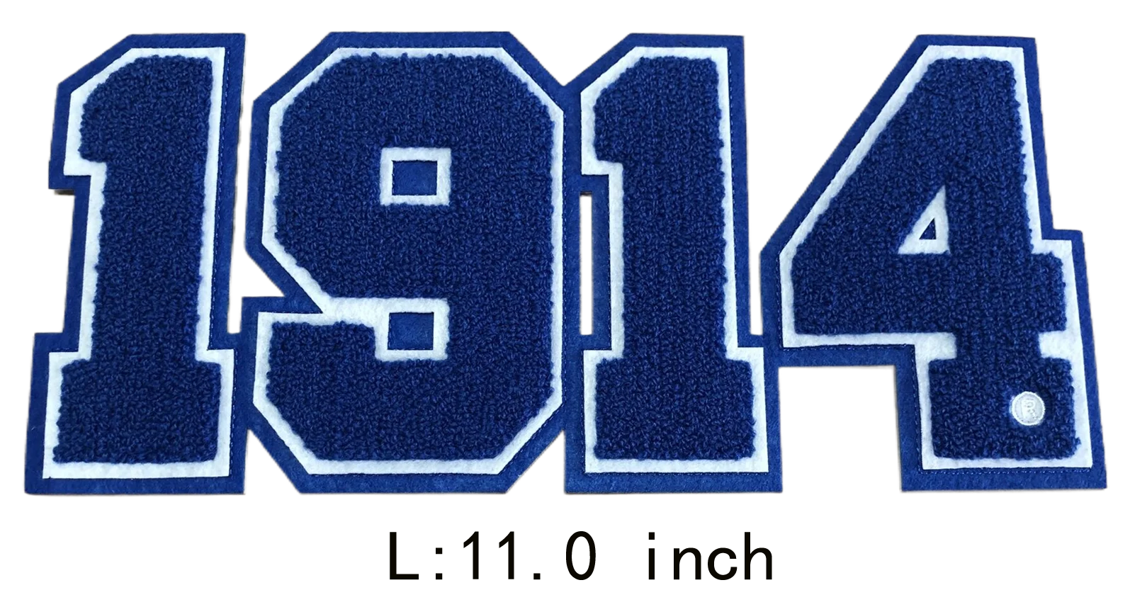 Embroidered Iron-On Patch and Chenille Patches, Phi Beta Sigma Sorority, Since1914, 11 in