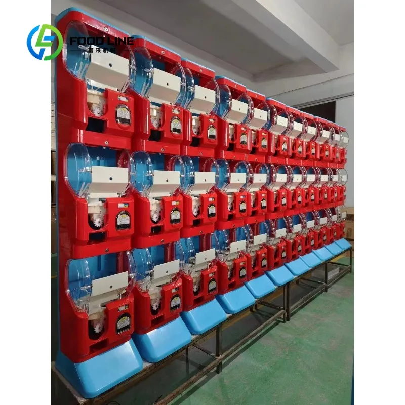 Customized transparent capsule dispenser twist egg gacha machine for shopping mall indoor customer attracting service