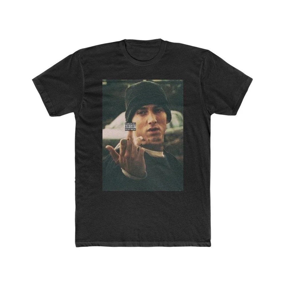 Emfinger Eminem Finger Eminem Eight Mile Unisex Cotton Crew Tee(2)