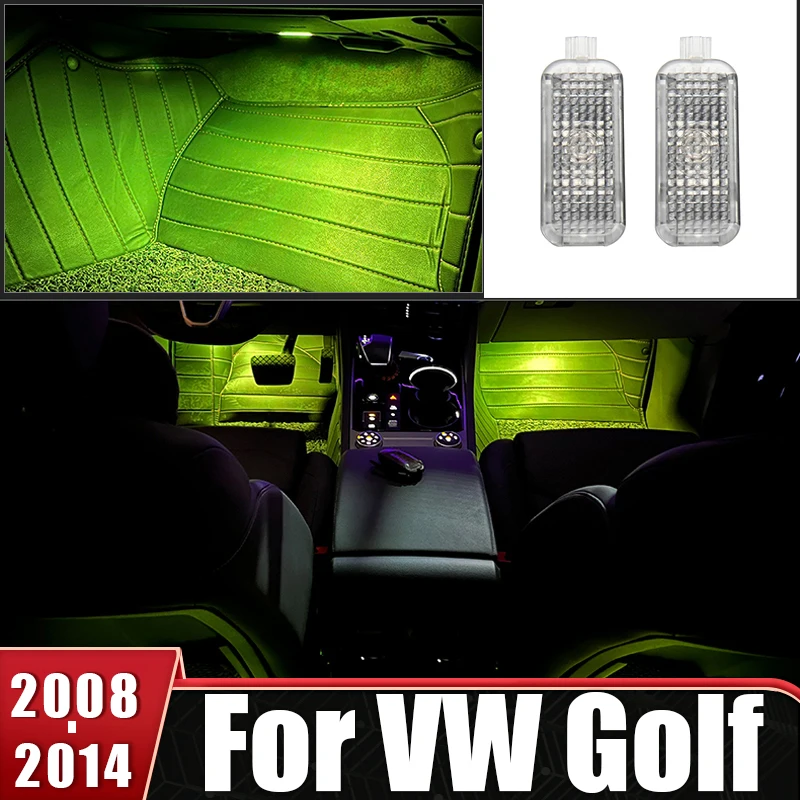 

For VW Golf GTI MK6 2008 2009 2010 2011 2012 2013 2014 LED Car Footwell Light Ambient Lights Interior Accessories