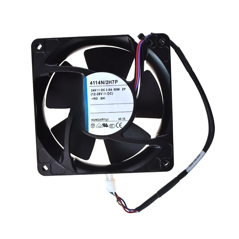 

A+for 4 pin Cooling fan 4114N/2H7P for Inverter Cooler 24V 3.8A 119*119*38mm