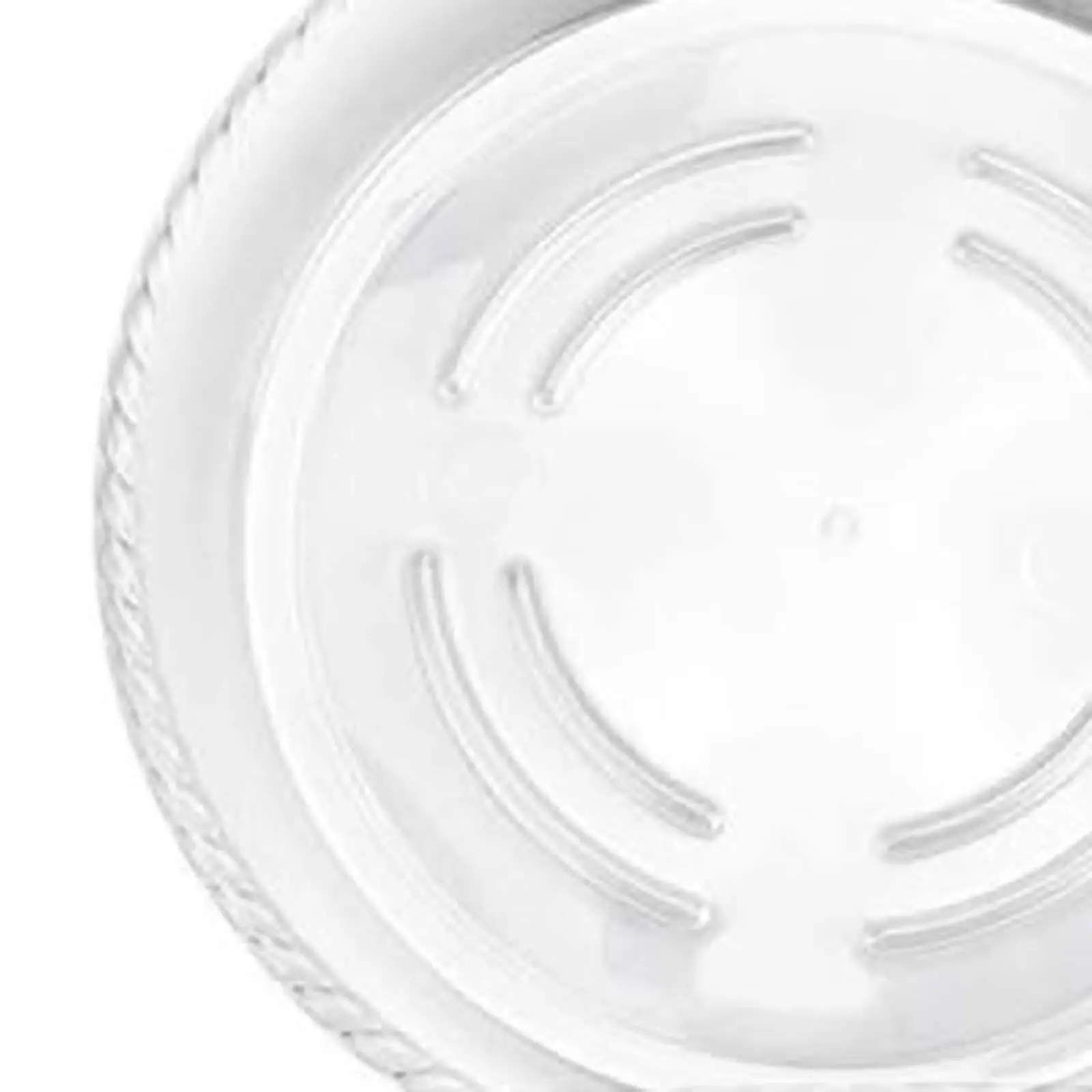 30x Flower Planter Saucers Reusable Durable Non Slip Clear Plant Pot Base Transparent Plant Drip Tray for Indoor Outdoor Garden