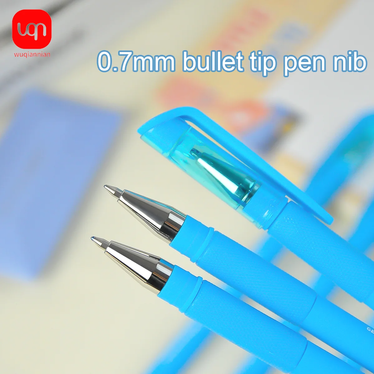 

WQN 3/6/12 pcs 0.7mm Blue Neutral Pen. Smooth Writing, Comfortable Touch, Uniform Ink Discharge. Daily Drawing Pen. Quick-Drying