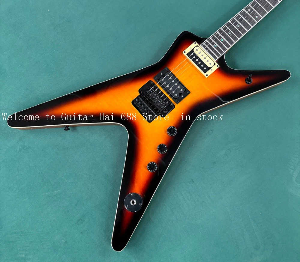 

Лучшая кастомизированная электрогитара Dimebag Red с зебровыми звукоснимателями и инкрустированным перламутром грифом.