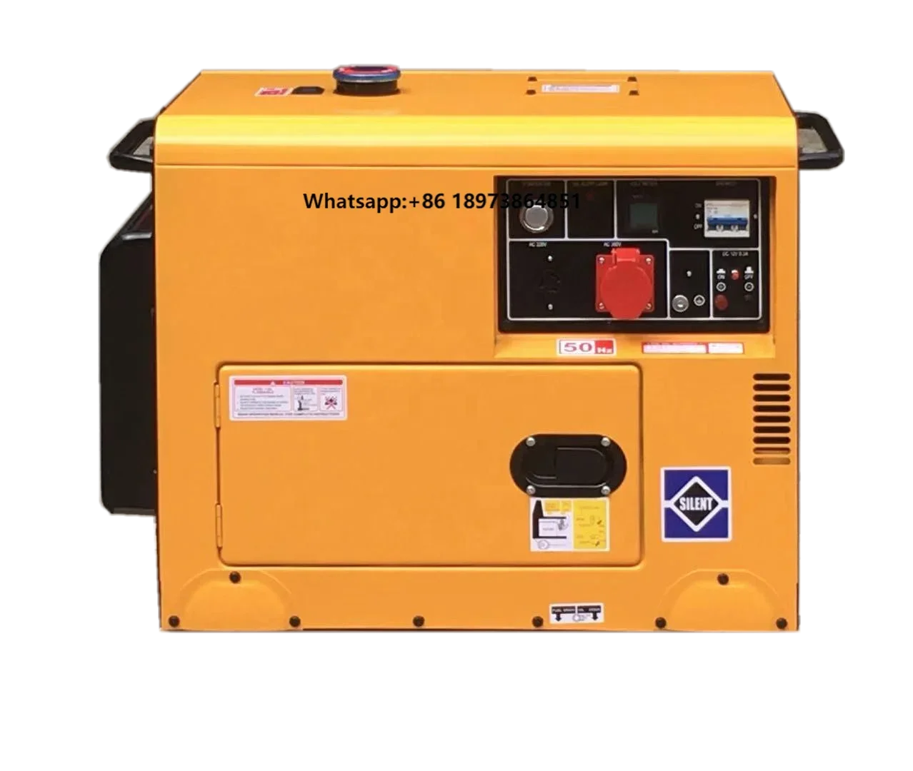 

Best Selling 5kW 6.25kVA Silent Generator With Wheels Electric Start Portable Generator