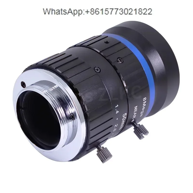 1-inch target lens 50mm mon-itoring lens C interface manual aperture visual inspection camera lens 10 million