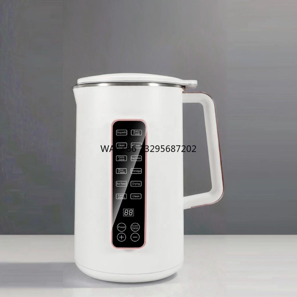 

Multi-functional Soy Milk Machine Cooking Blenders Digital Touch Control Nut Milk Makers Visible Cover Lid Cooking Blenders