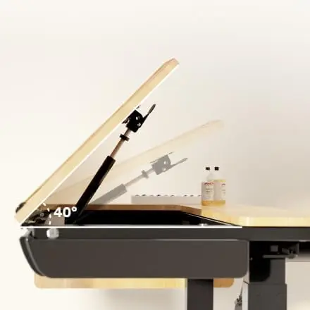 FLEXISPOT-Table de proximité électrique réglable, bureau de dessin debout, poste de travail artisanal à dessus extensible avec brittop inclinable, recommandé