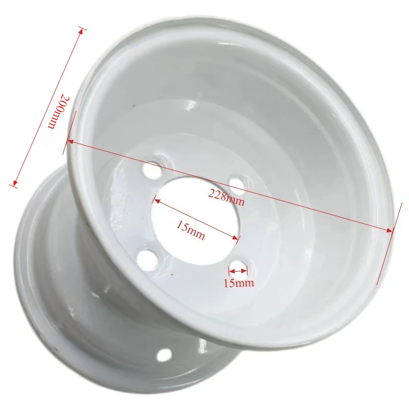 8inch Hub Rims 18x8.50-8 Inch Tubeless Tire For Golf Cart Leisure Sightseeing Wheels Car Accessories