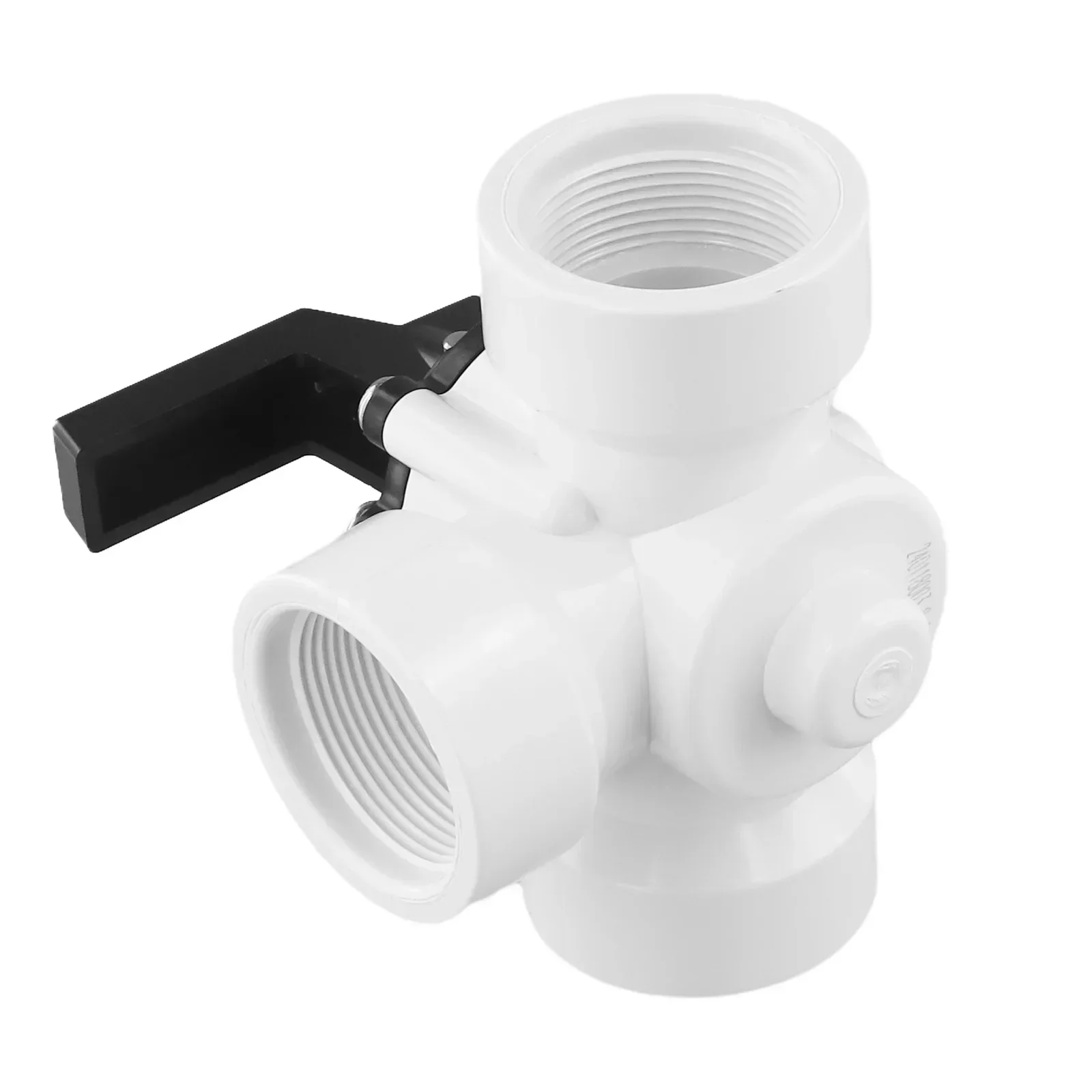 

3 Ways Pool Port Diverter Valve 1 1/2 Inch For Yard Garden Pond Spas Hot Tubs Simming Pools Diverter Valve Connection Pool Parts