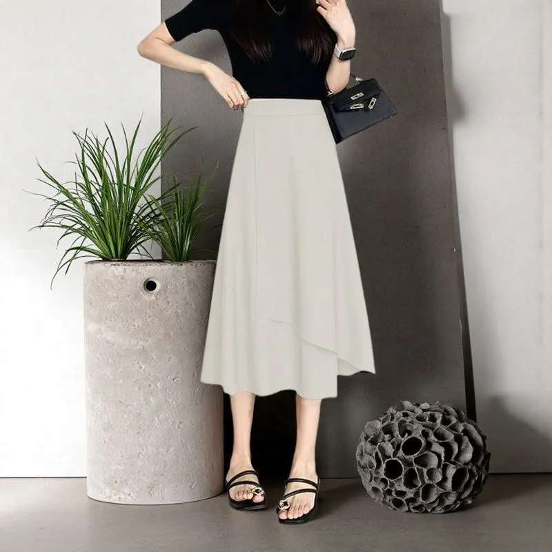 2025 Autumn Medium-thick Skirt Skirt Small Suit Large Size Irregular Forest Fairy Skirt
