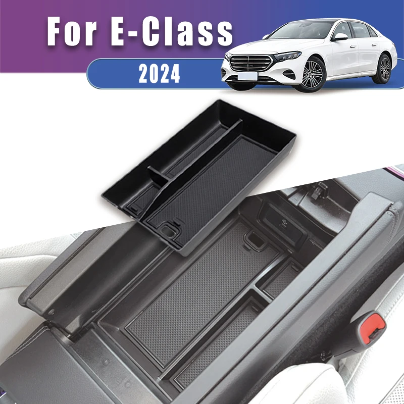 

Car Armrest Box Storage Box Tray For Mercedes Benz For E-Class 2024 Products Interior Parts Central Console Holder Container