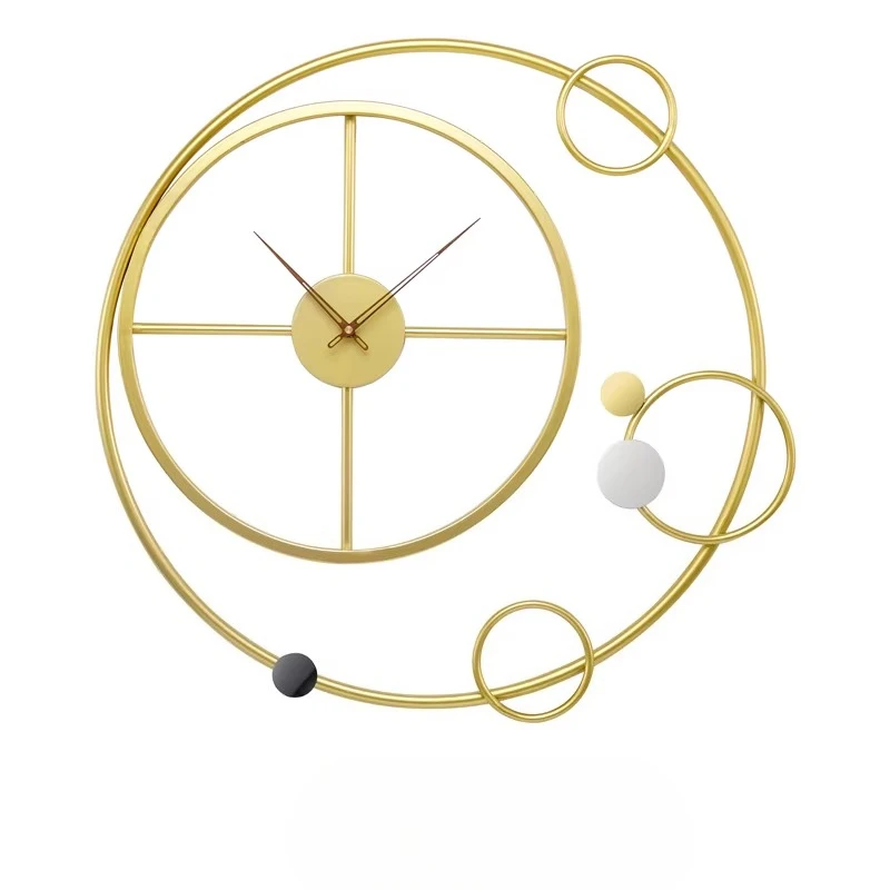 

Nordic minimalist clocks, living room, modern minimalist light luxury wall clock, bedroom, home silent quartz clock