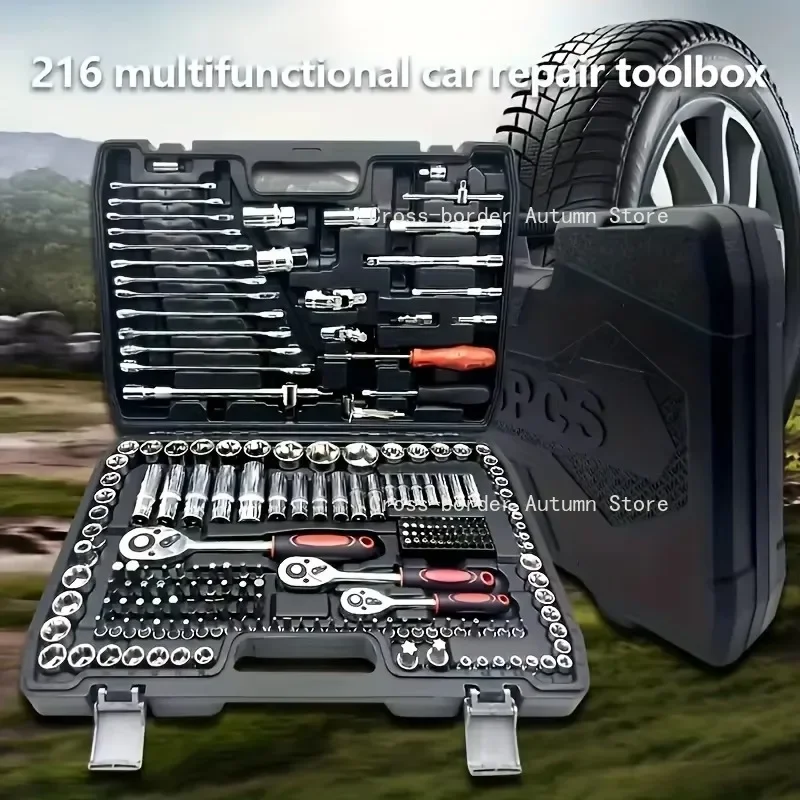 216-Piece Professional Socket Set - 1/2
