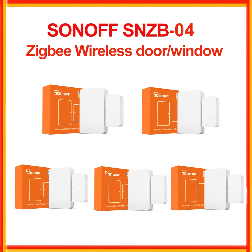 

Беспроводной датчик для двери/окна SONOFF SNZB-04 Zigbee, безопасная работа дома с мостом Zigbee Gateway
