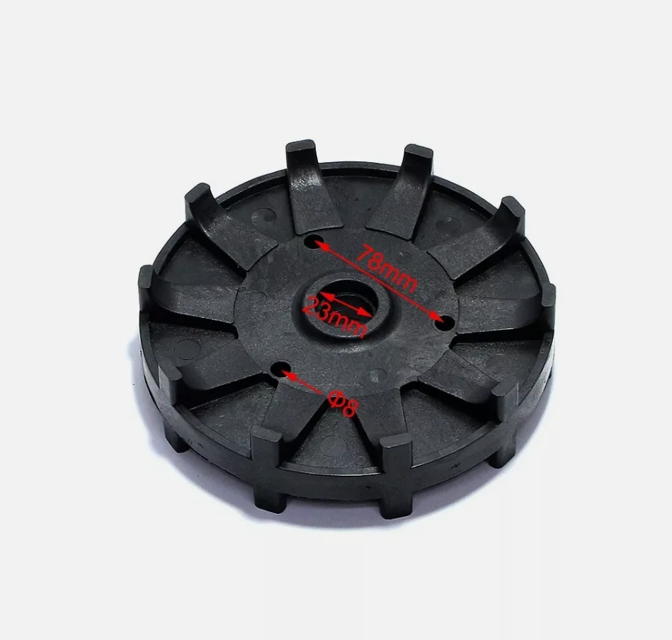 1 set Rubber Track Tracks Plastic drive wheel Ider Roller For ATV 4 Wheel Trolley Snowmobile Four Wheel modification Replace - view 4