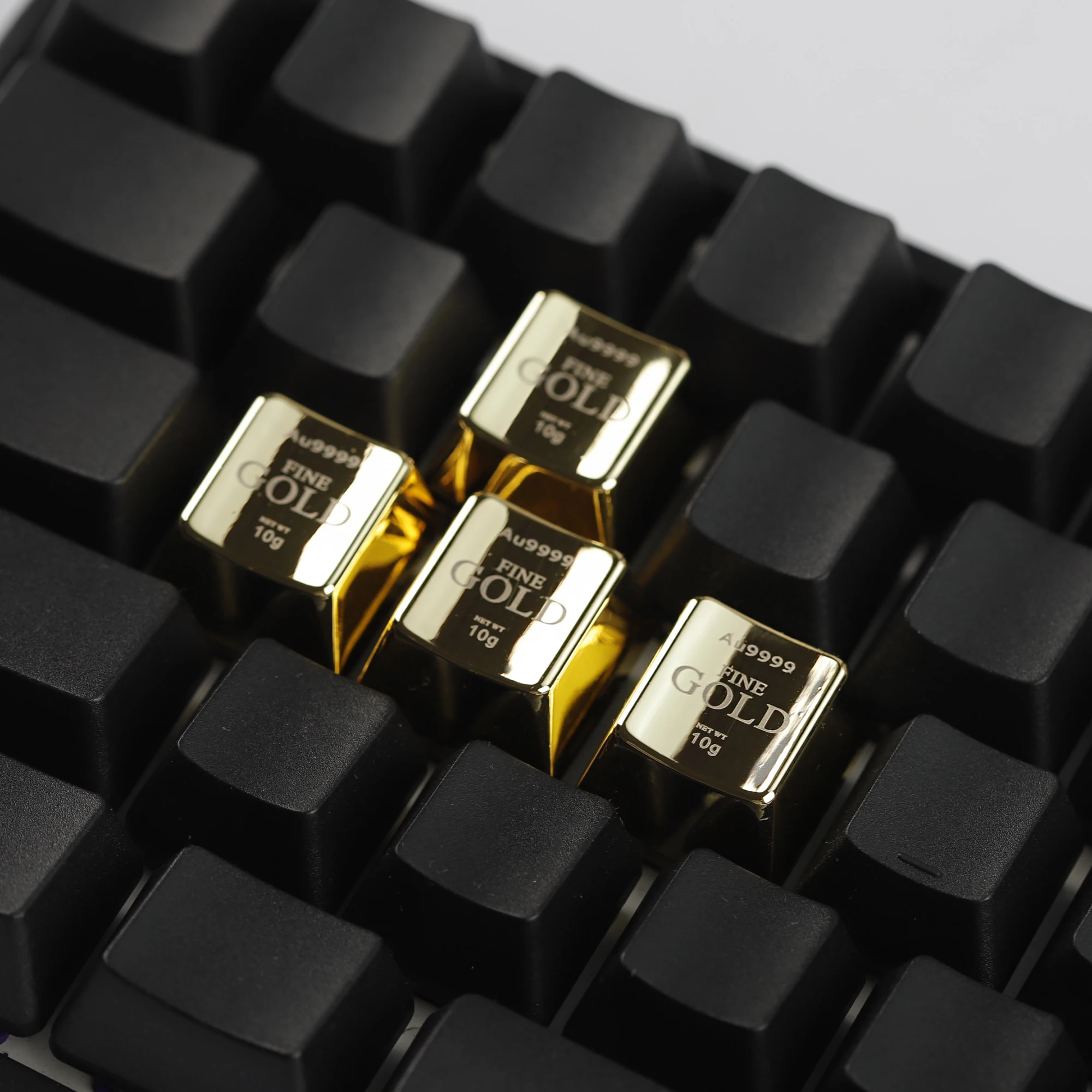 YMDK Gold Zinc Alloy Keycaps P - Mechanical Switch Tester ulasan dan harga