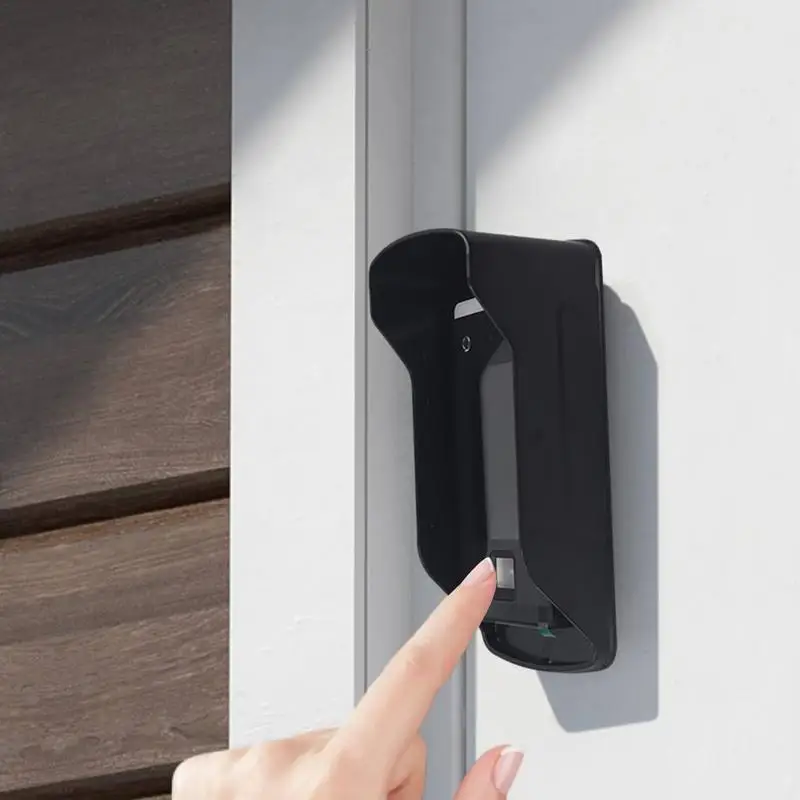 Doorbell Waterproof Cover Outdoor No Drilling Ring Doorbell Anti-Glare Cover Weatherproof Rainproof Wireless Doorbell Cover