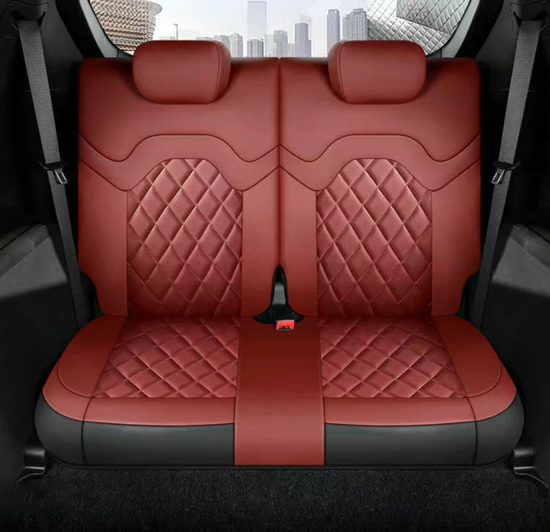 Maßgefertigte Autositzbezüge Zubehör Sport-Ledersitz-Kits für Jetour X90 PLUS mit Vorder- und Rücksitz-Vollset für 5- und 7-Sitzer – Detail 21