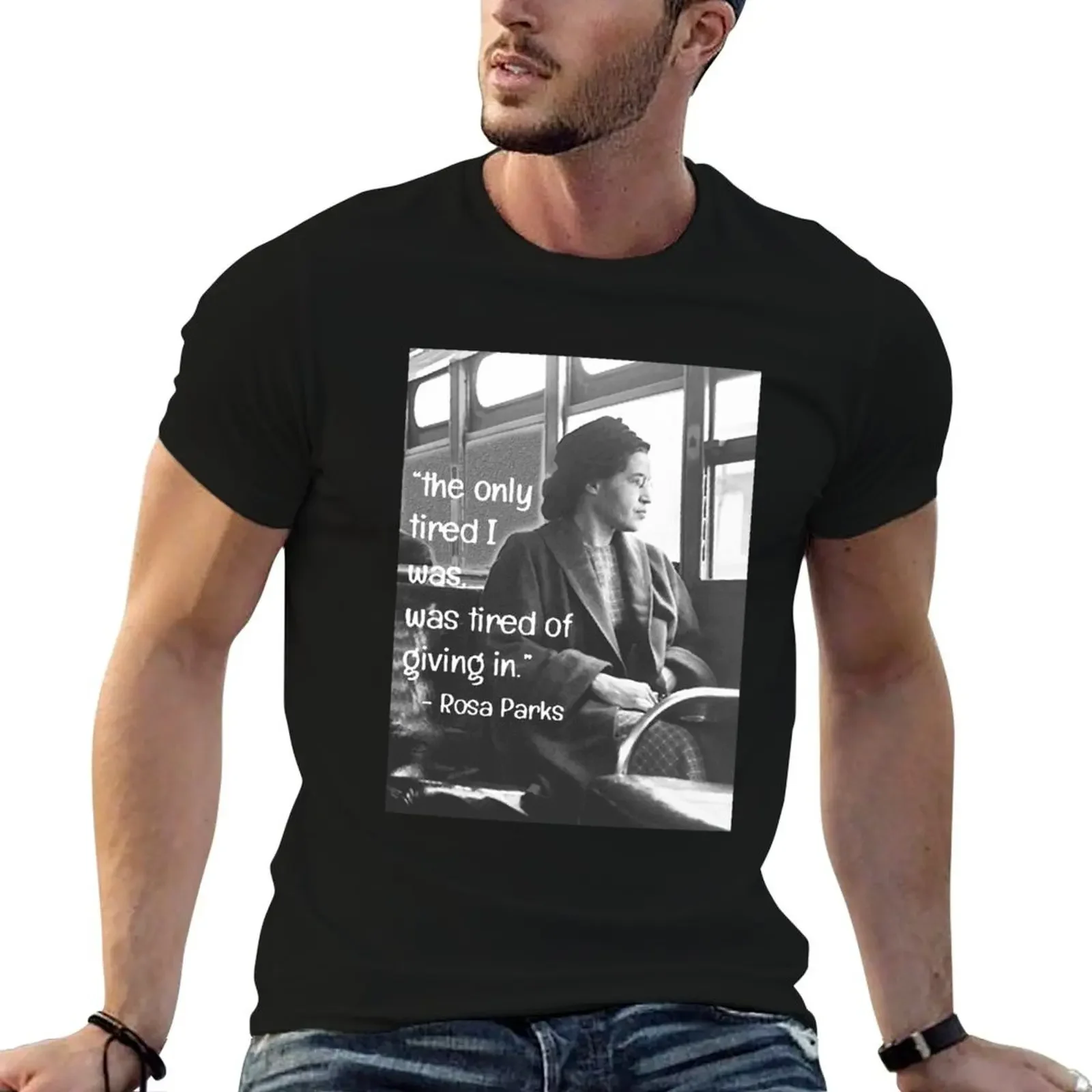 

Rosa Parks Civil Rights Píónéér T-Shirt rapper graphic tees anime figures heavyweight t shirts for men