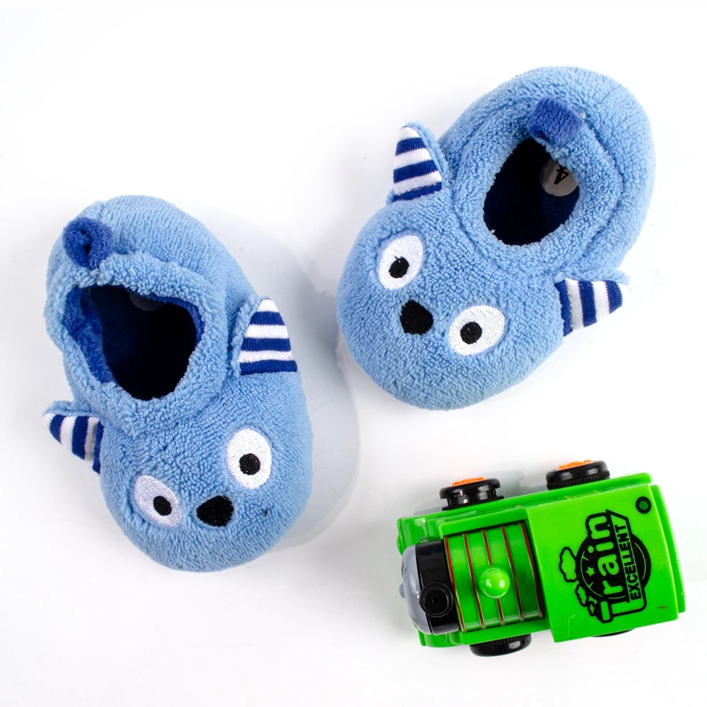 COSYSUSY Cute Cartoon Shoes Baby Warm Autumn And Winter Plush Shoes Comfortable Non-Slip Soft Soled Indoor Walking Shoes