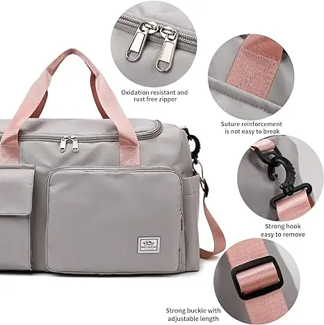 ميكي ميني ماوس السيدات حقيبة الأمتعة موضة رسالة A-Z طباعة سعة كبيرة حقائب كروسبودي قابلة للطي لطيف الكرتون حقيبة يد هدية