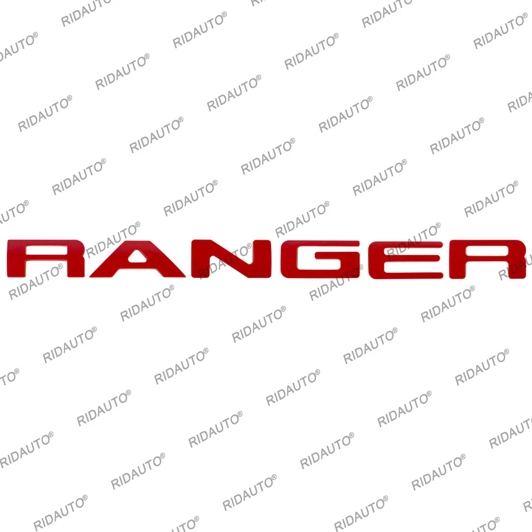 High Quality ABS 3D Emblem Fit For Ford Ranger T9 2022 2023 Wildtrak Sport XLT XL+ XL Back Door Logo Letters