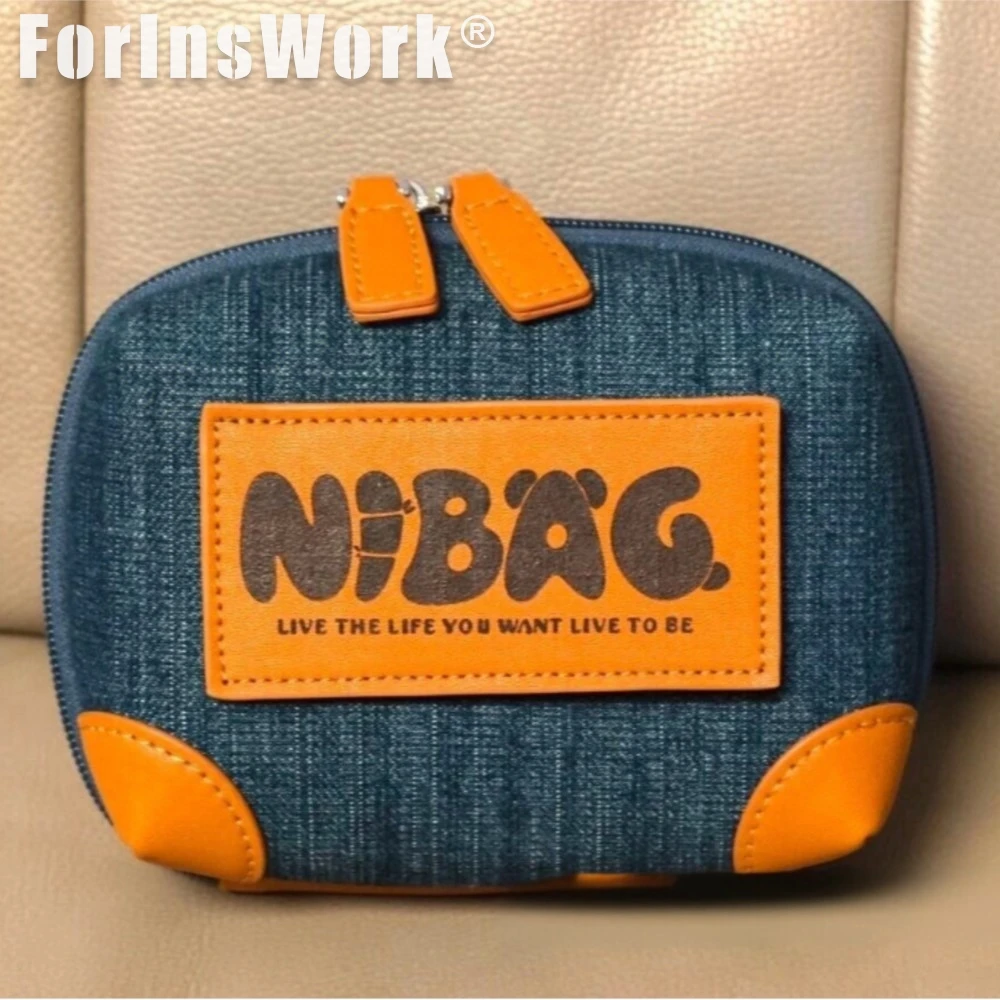 Nini Denim Bag High Quality Wear-resistant Portable Mini EDC Toy Pouch