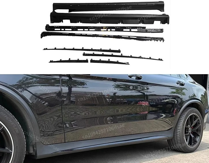 

For 2016-2023 GLC-class X253 GLC200 GLC260 GLC300 upgrade GLC63s AMG side skirt