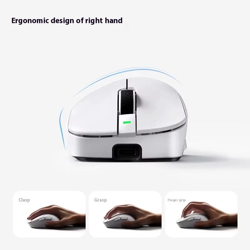 Mchose A7 Ultra RE Gaming Mouse Paw3950 Wireless Mouse Tri Mode 500mah Lightweight Ergonomic 42000 Dpi 8000hz For Pc Accessory