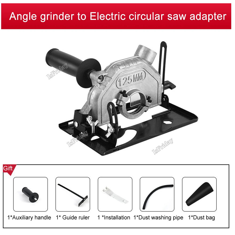 Hand Angle Grinder Converter Refit Electric Chain Saw Circular Saw Bracket Base Woodworking Tool Angle Grinder Universal Bracket