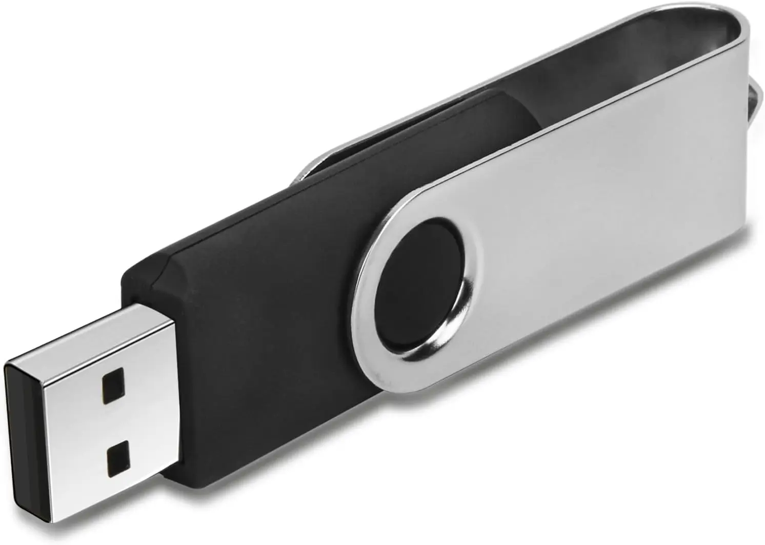 

16GB USB Flash Drive with Swivel Keychain Design, Portable Thumb Drive for Data Storage and Transfer, Compatible with Multiple