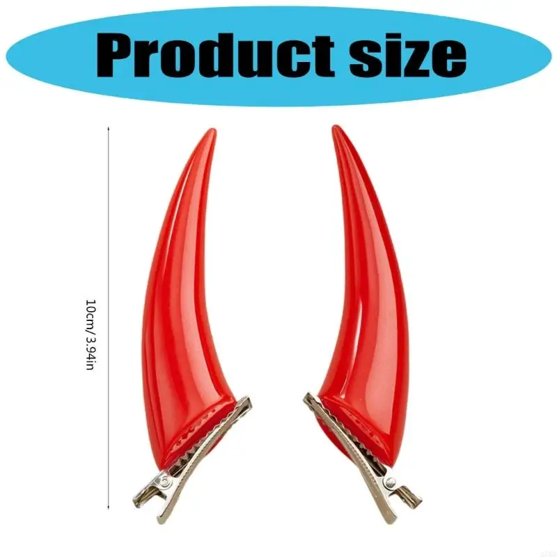 270D 2pcs Multifunctional Halloween Hair Pin Make up Hairpin Youth Adults Barrettes