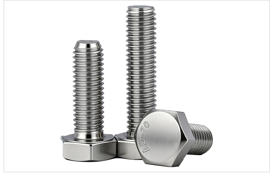 Auf Lager: M8 GB30 Sechskantschrauben, 304 Edelstahl, Vollgewinde, Schrauben-, Muttern- und Unterlegscheiben-Set, metrisches Hardware-Set für Möbel, Autoreparatur, Heimwerkerbedarf – Detail 7