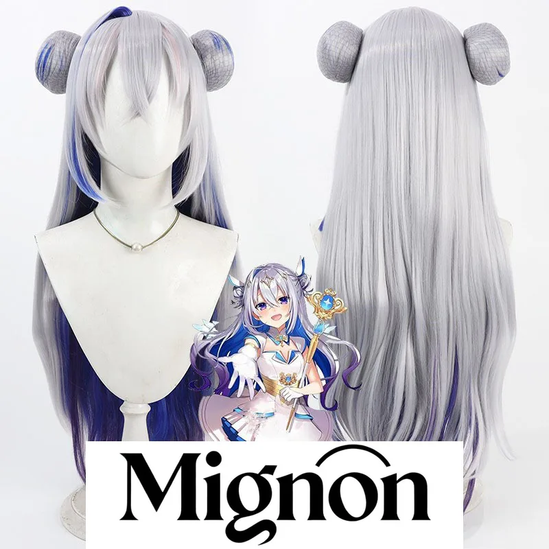 

Миньон Виртуальный VTuber Amane Kanata Косплей Парик Многоцветный Градиент Съемные Пучки Волос