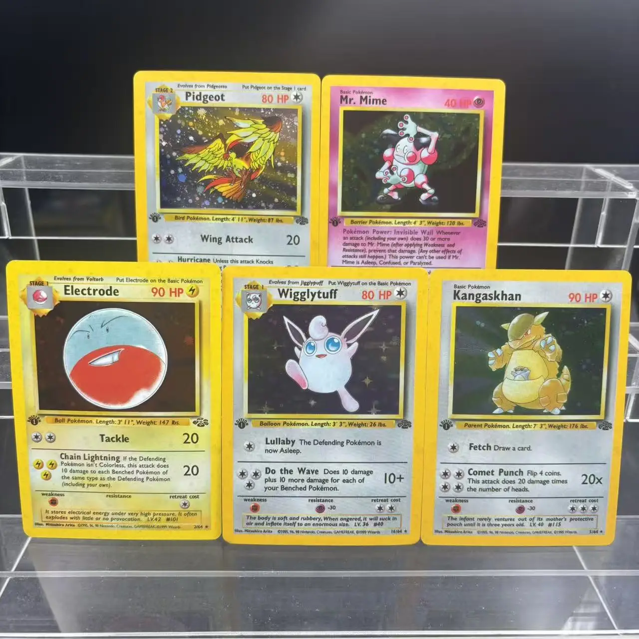 

5 шт./компл. Ptcg поколения 1 Pidgeot Wigglytuff электрод английская флэш-карта Diy самодельная коллекционная карта аниме