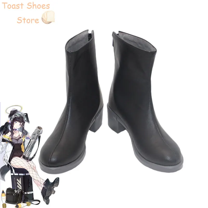 Gra niebieskie archiwum Nekozuka Hibiki Cosplay buty karnawałowe Halloween buty z poliuretanu rekwizyty do Cosplay rekwizyt kostiumowy