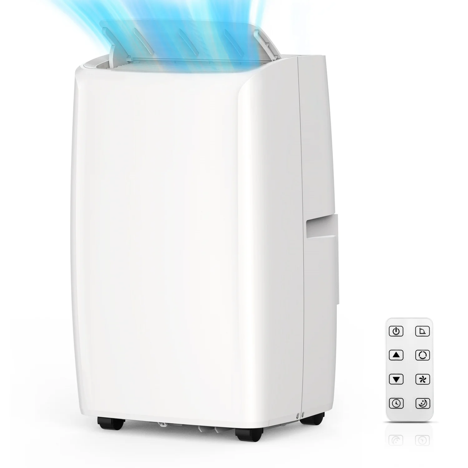 

Портативный кондиционер мощностью 14000 БТЕ — блок переменного тока 3-в-1 с осушителем и вентилятором, катушки 750 кв. футов, 3 скорости, таймер 24 часа, режим сна