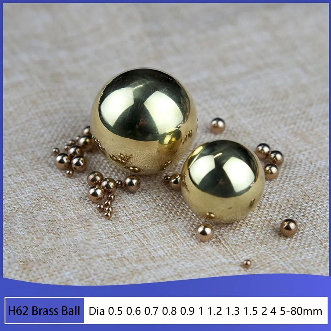 1-200pcs Soild H62 Brass Balls Dia 0.5 0.6 0.7 0.8 0.9 1 1.2 1.3 1.5 2 4 5-60mm High Precision Round Copper Ball Bead