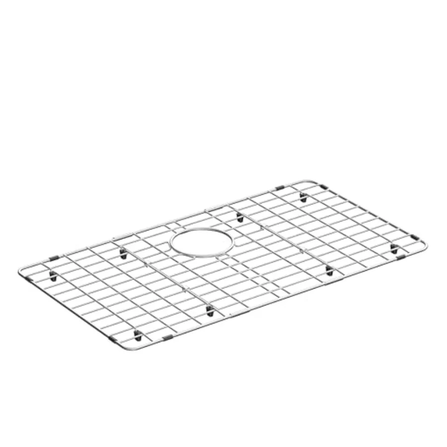 

Large Sink Protector for Kitchen Metal Sink Bm Grid with 283 4" X 153 4" Stainless Steel Kitchen Sink Grate with Rear Drain Hol