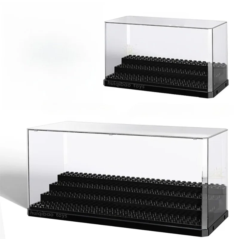 Acrylic Display Case For Building Block Minifigures, Step‑Rise Transparent Dust Proof Show Box Bricks Collectible Storage Box