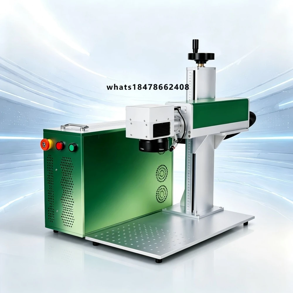 30W/60W Fiber Engraver Color Raycus 50W Fiber Marking Machine Supports PLT/DWG/BMP-Air Competitive Price