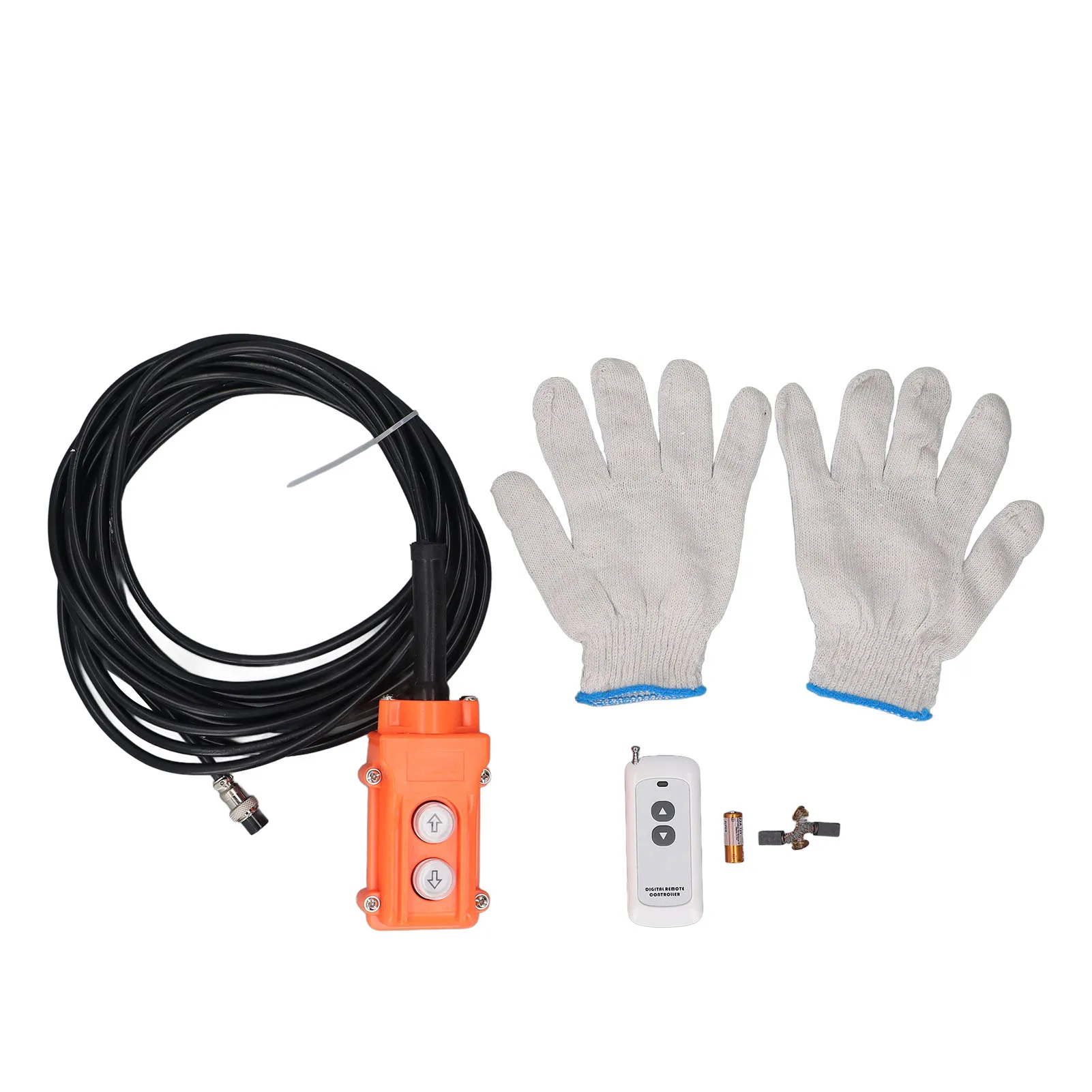 رافعة رفع محمولة سعة تحميل 500 كجم أداة رافعة كهربائية 1500 وات 7.6 متر ارتفاع 100 متر تحكم لاسلكي لقاعدة المستودعات