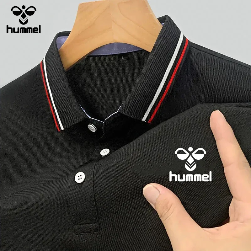 Buy HUMMEL2024 New Men\'s Polo Shirt, Summer T-shirt Casual Shirt, Short Sleeve Men\'s Shirt, Unisex Women\'s Polo Shirt, S-xxxxl