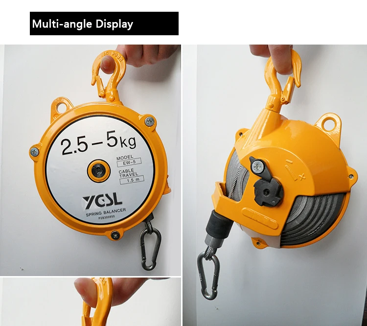 Ygsl EW-5 5Kg Veerbalancer Voor Zware Gereedschapsondersteuning
