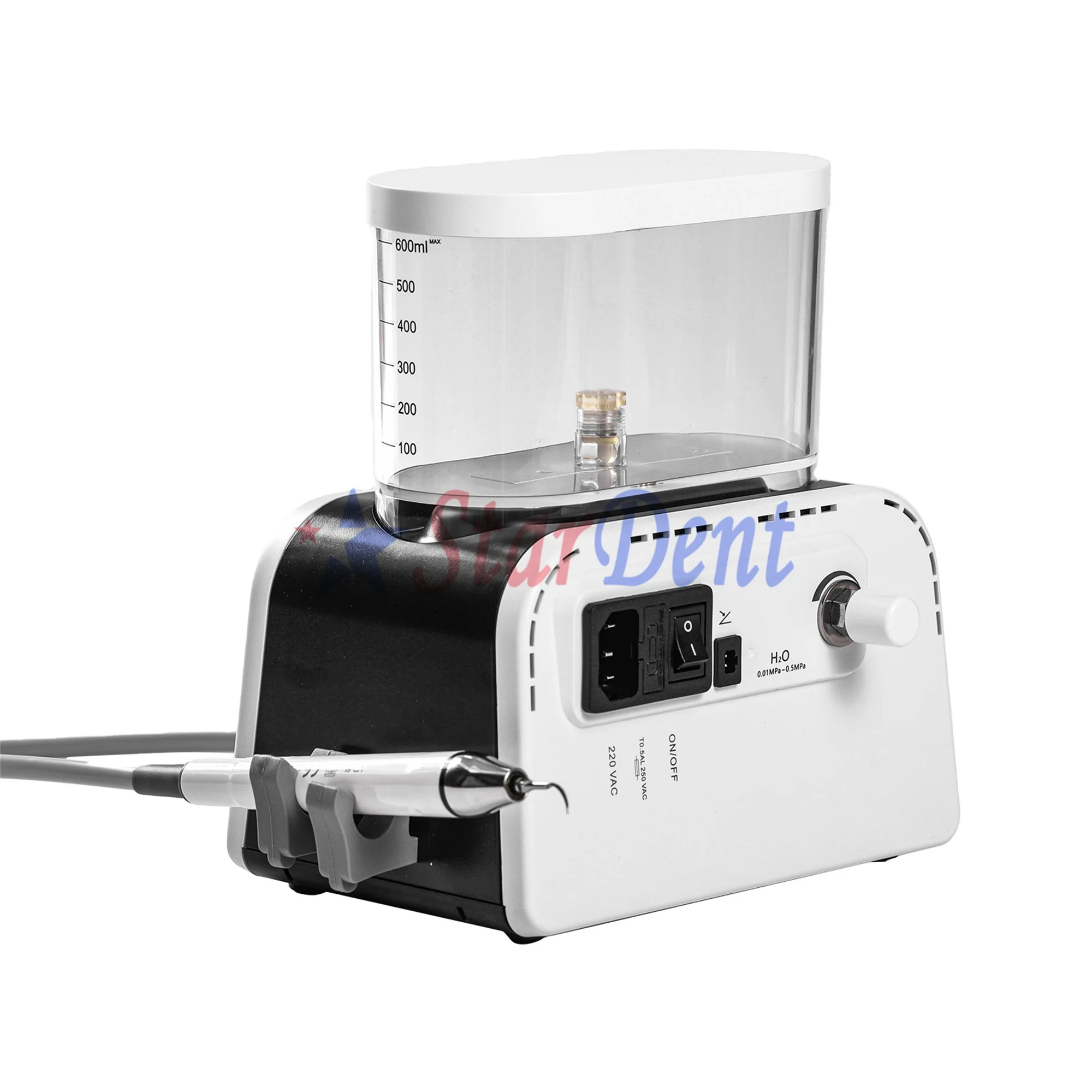 Electric Ultrasonic Dental Scaler with LED Detachable Handle Water Bottle for Periodontics Endoscope Teeth Cleaning