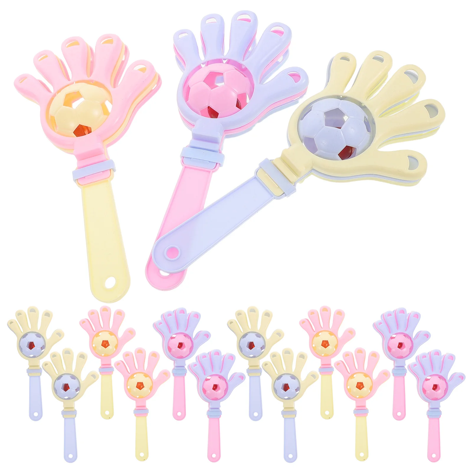 

20Pcs Reusable Hand Clappers Plastic Clap Tools for Kids Parties Concerts Sports Events Carnival Decor Noisemaking Fun