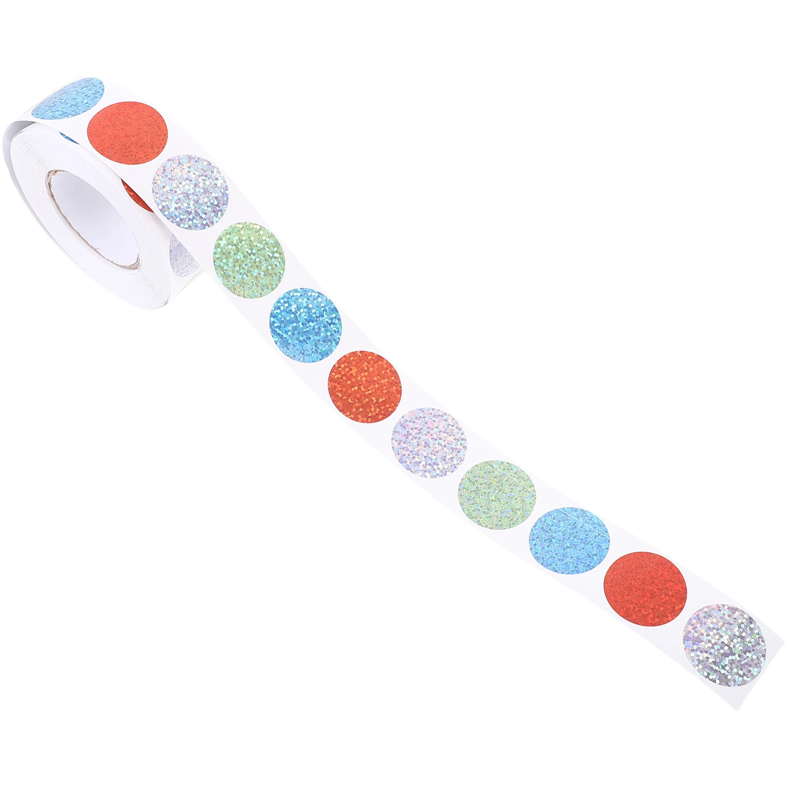 

500pcs Sequin Stickers 2.5CM Self Adhesive Dot Labels Gift Packaging Children Reward Party Envelope Tags Folder