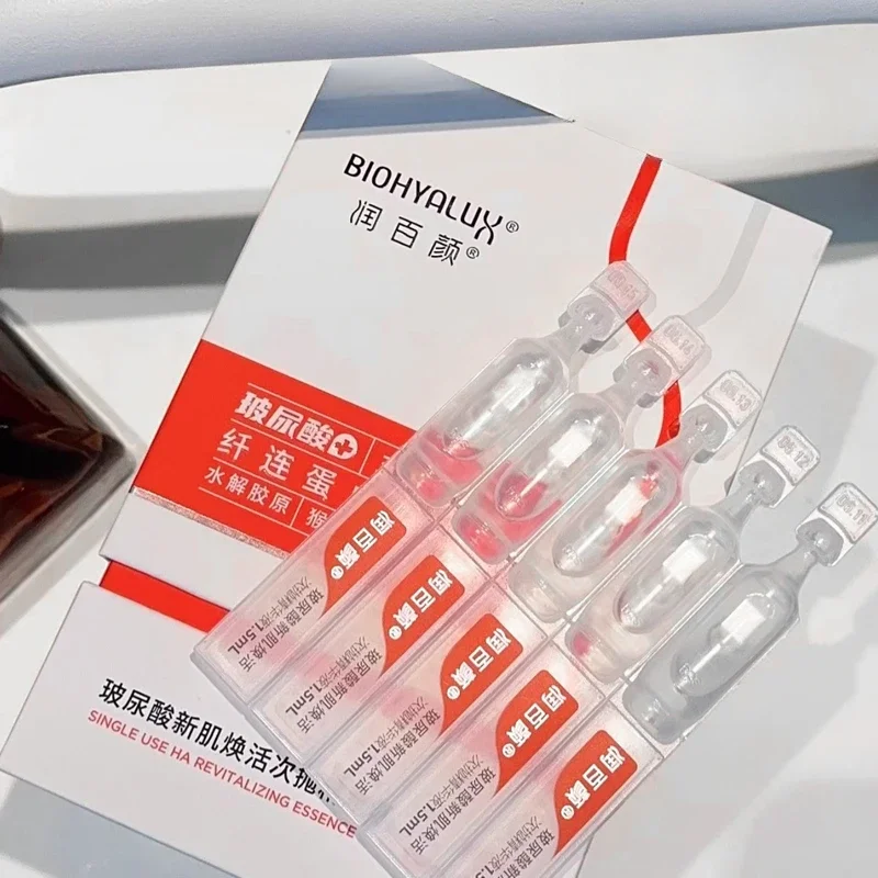 

BIOHYALUX Hyaluronic Acid Collagen Ampoule Essence Anti-Wrinkle Firming Revitalizing Serum Moisturizing Beauty Skin Care Product